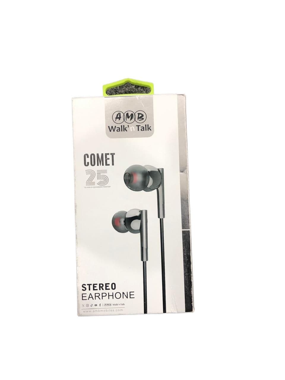AMB Walk'n Talk Earphone Comet (3.5mm)
