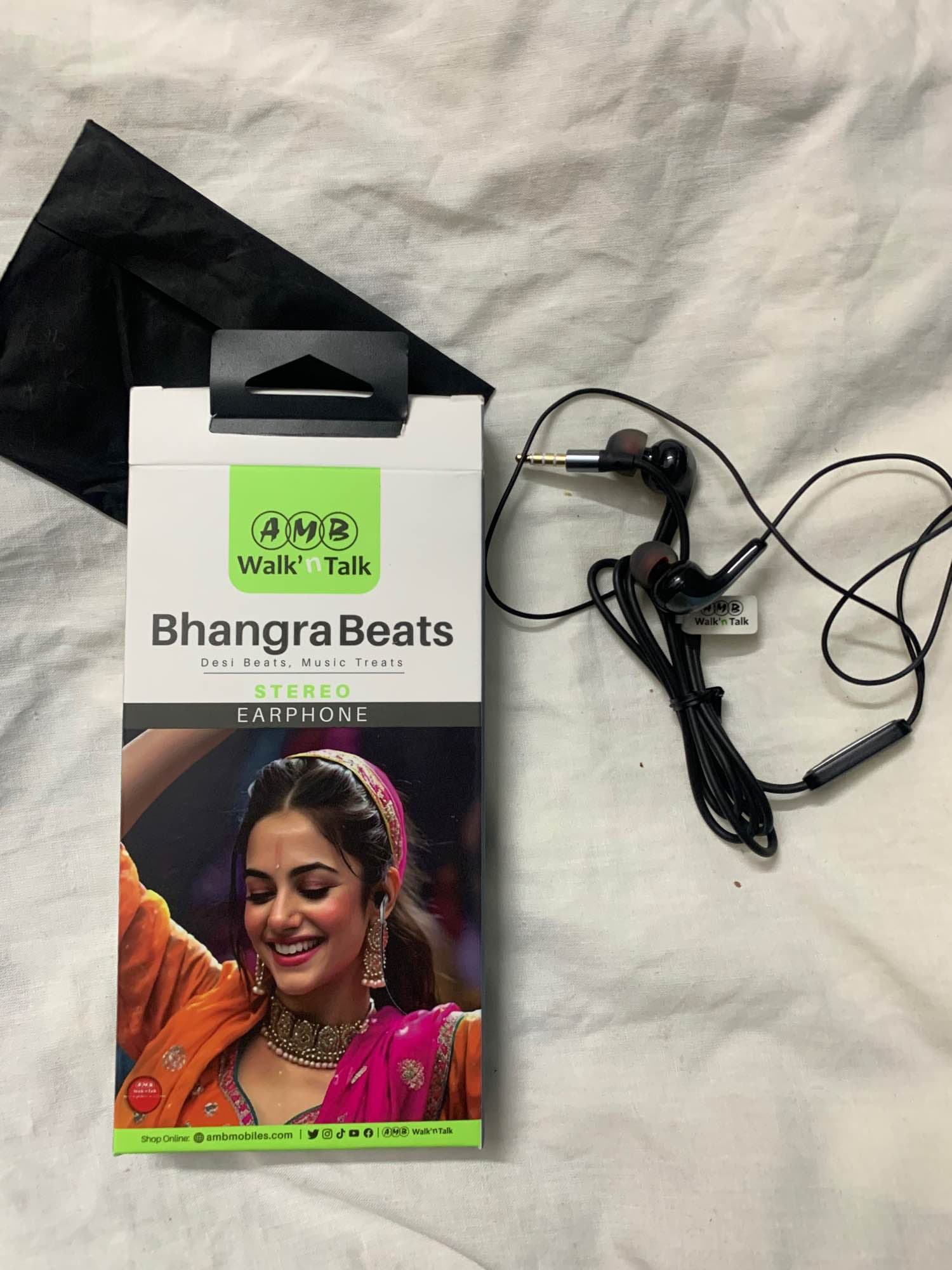 AMB Walk'n Talk Earphone Bhangra Beats (3.5mm)