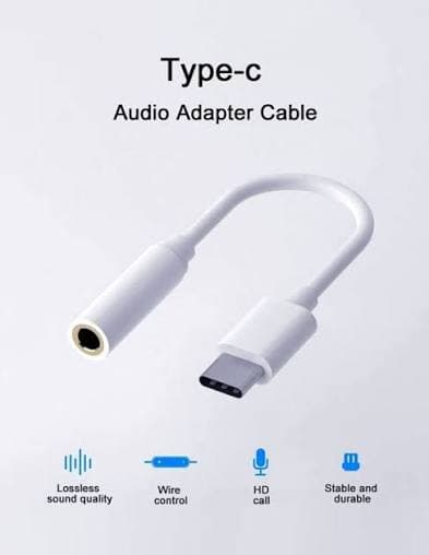 USB Type-C to 3.5mm Audio Adapter