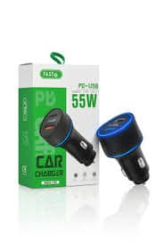 WKN Car Charger WKN-731 55W PD + USB