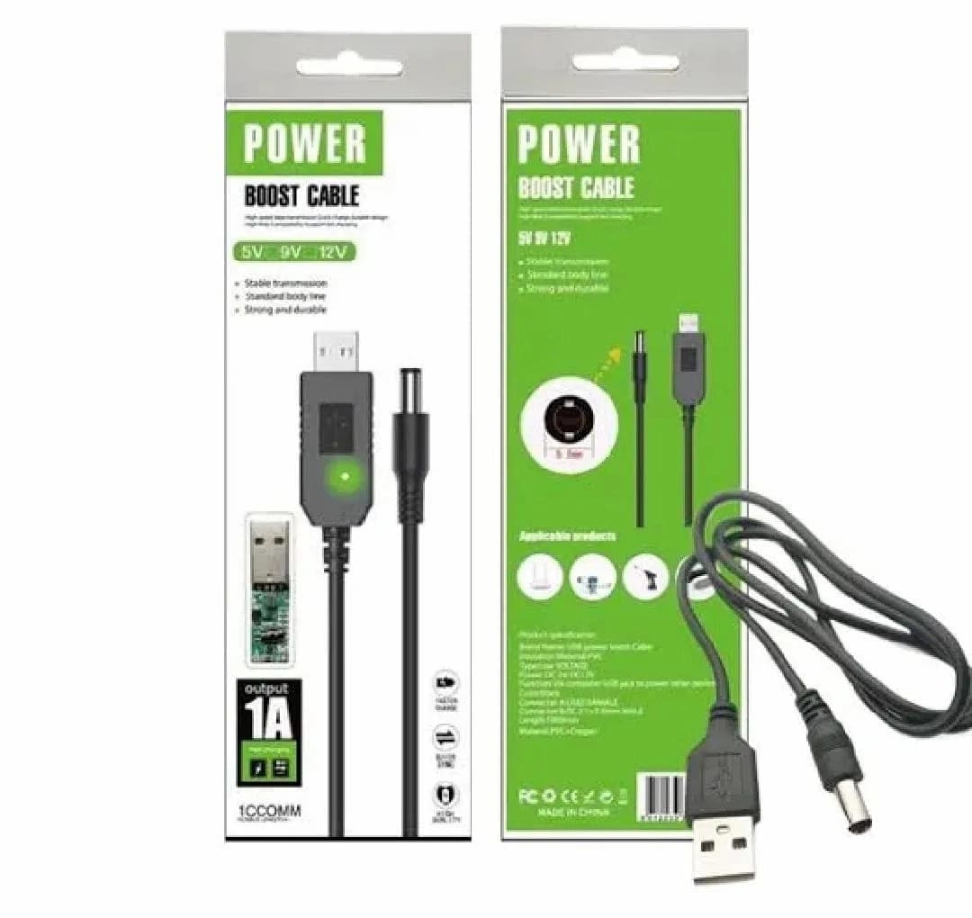 Booster Cable 5V to 9V