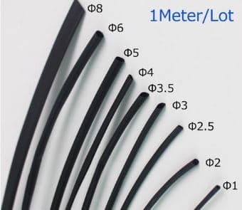 Heat Shrink Sleeve 3mm Black